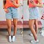 Short Flores Bordadas